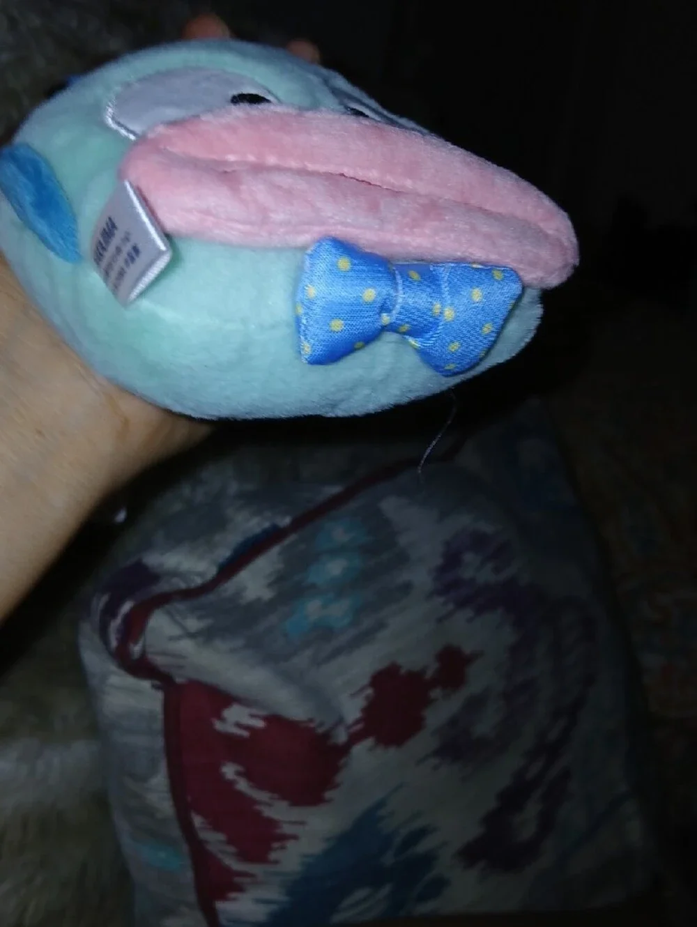 #hangy #sanrio Mint Blue and Pink Plush Fish #Keychain